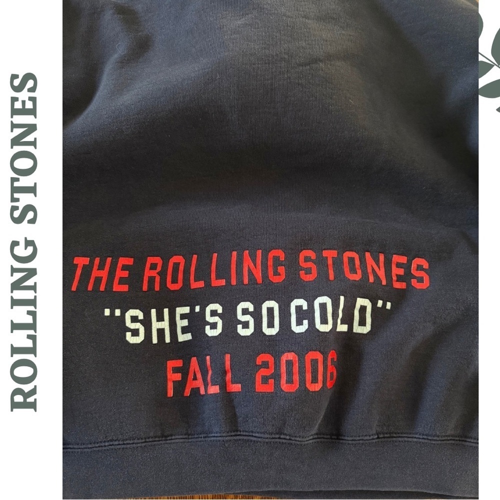 Y2K Rolling Stones Band Hoodie • Fall 2006 • Made in Canada • Medium • Vintage - Picture 7 of 9